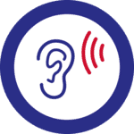 Ses dalgası olan kulak